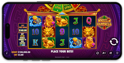 Wheel of Happiness slot screenshot