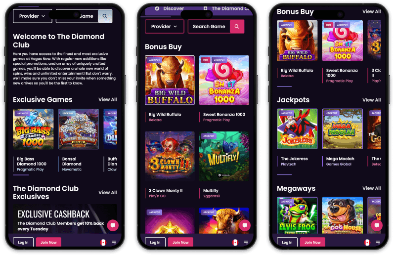 Big Wild Buffalo slot at Vegas Now Casino