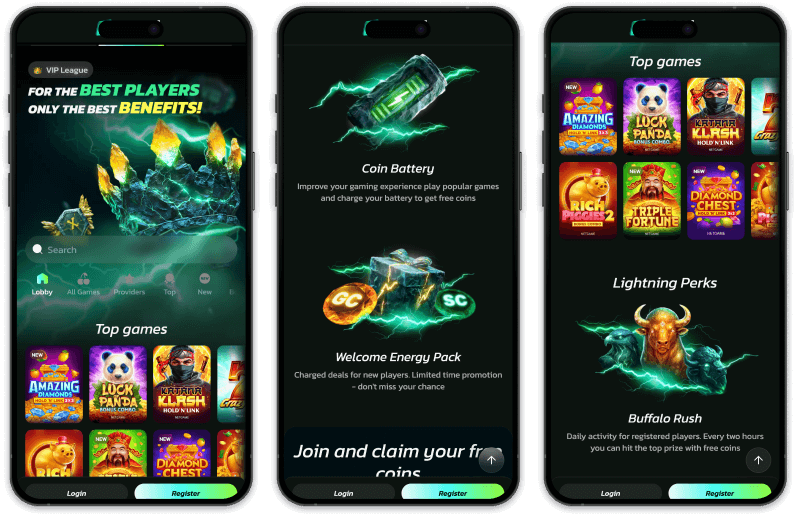 StormRush Casino screenshots