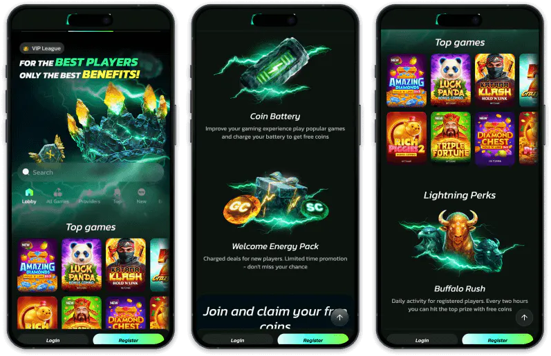 StormRush Casino screenshots