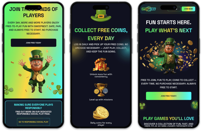 SweepNext screenshots