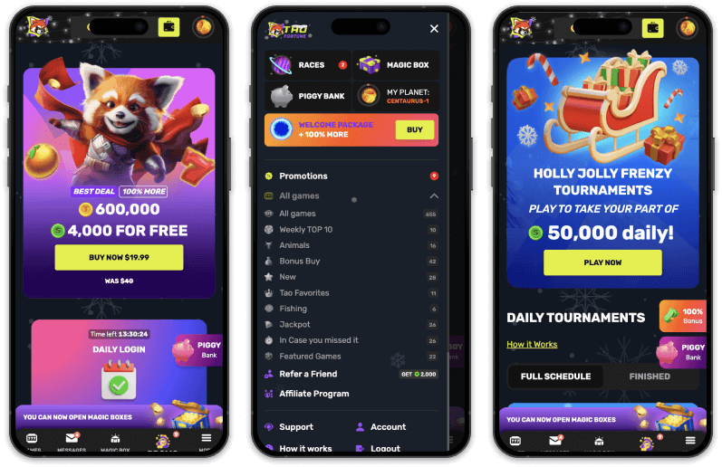Tao Fortune Casino screenshots