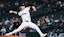 Seattle Mariners starting pitcher Bryce Miller (50) throws against the Los Angeles Angels.