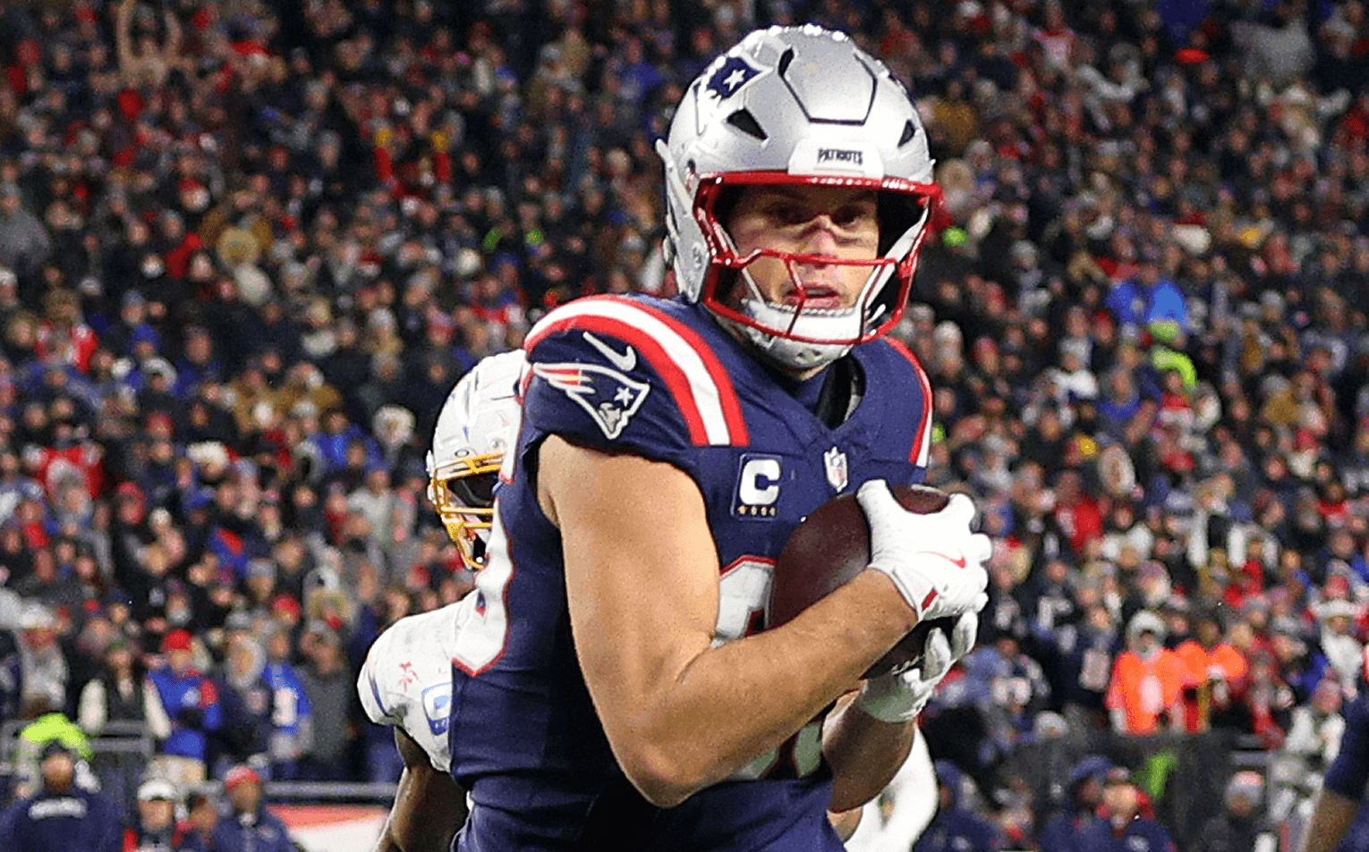 Hunter Henry of the New England Patriots NFL 