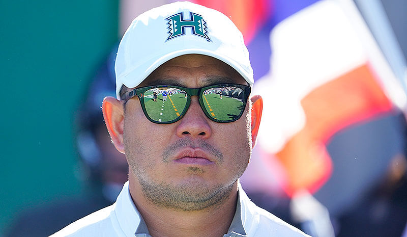 Timmy Chang Hawai'i Rainbow Warriors NCAAF