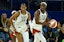 A'ja Wilson Chelsea Gray Las Vegas Aces WNBA Finals Game 1