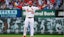 St. Louis Cardinals first baseman Willson Contreras (40) reacts after hitting a two run double.