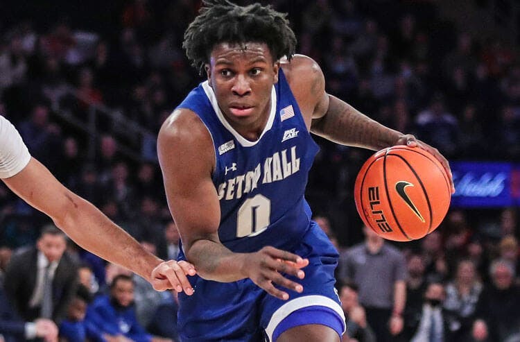 Seton Hall Pirates star Kadary Richmond in NCAAB action.