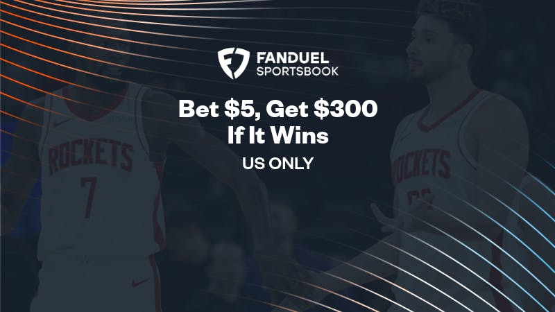 Get $300 bonus bets for Rockets vs Thunder with FanDuel promo code not required. Bet $5 on the NBA season opener and win big October 21.