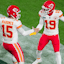 Patrick Mahomes Kadarius Toney Kansas City Chiefs NFL