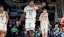 Michigan State guard Jase Richardson (11) celebrates a three point basket against Wisconsin.