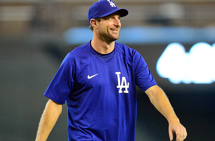 Max Scherzer Los Angeles Dodgers MLB 2021 World Series Odds: Dodgers Deadline Blockbuster Shortens Fall Classic Odds