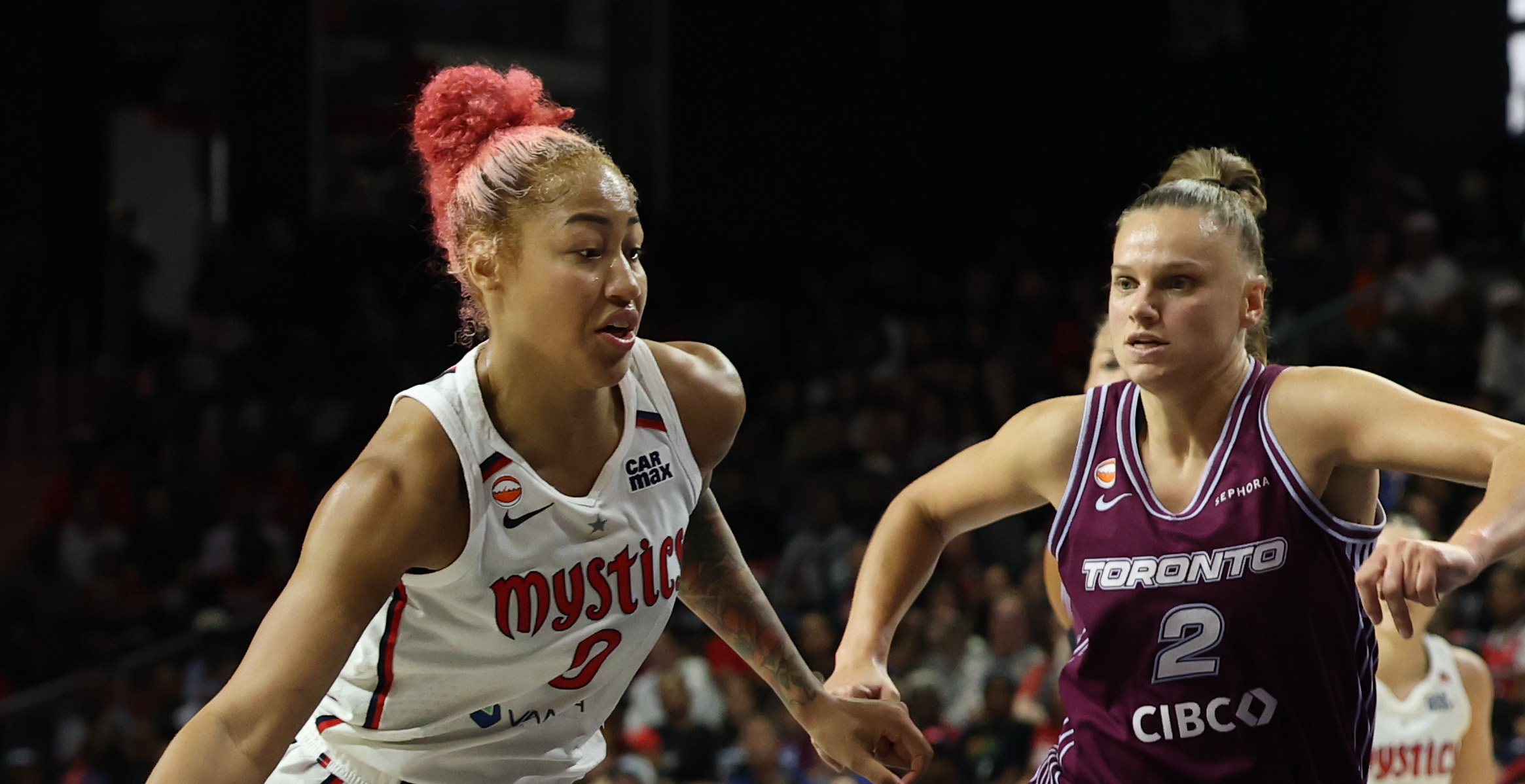 Shakira Austin of the Washington Mystics WNBA