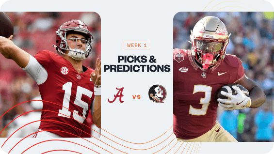 Alabama vs Florida State Prediction, Picks & Odds for Today — College Football Week 1