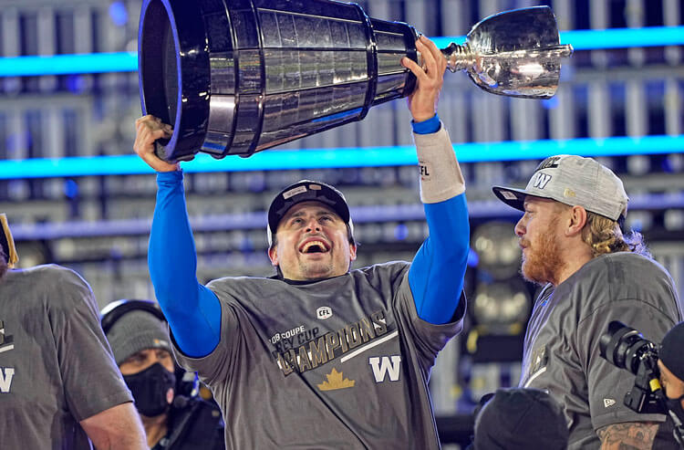 2022 Grey Cup Odds: Table Set for Winnipeg Blue Bombers' Three-Peat