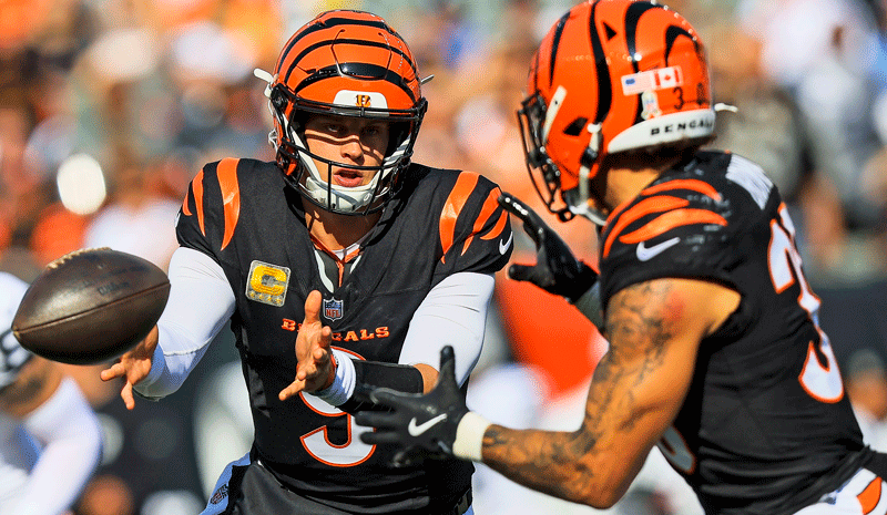 NFL Week 14 odds Joe Burrow Chase Brown Cincinnati Bengals NFL