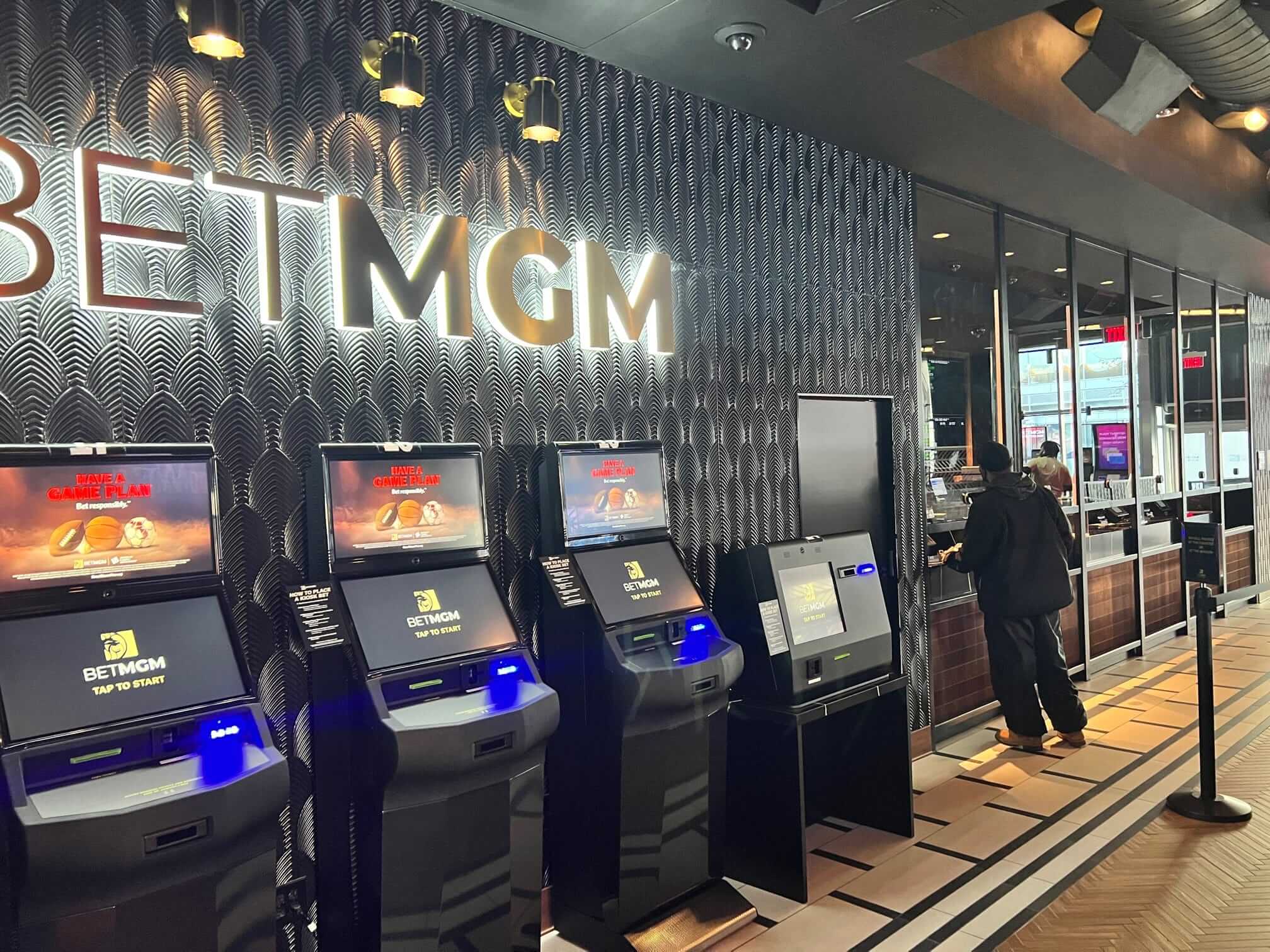 The new BetMGM Sportsbook at Nationals Park