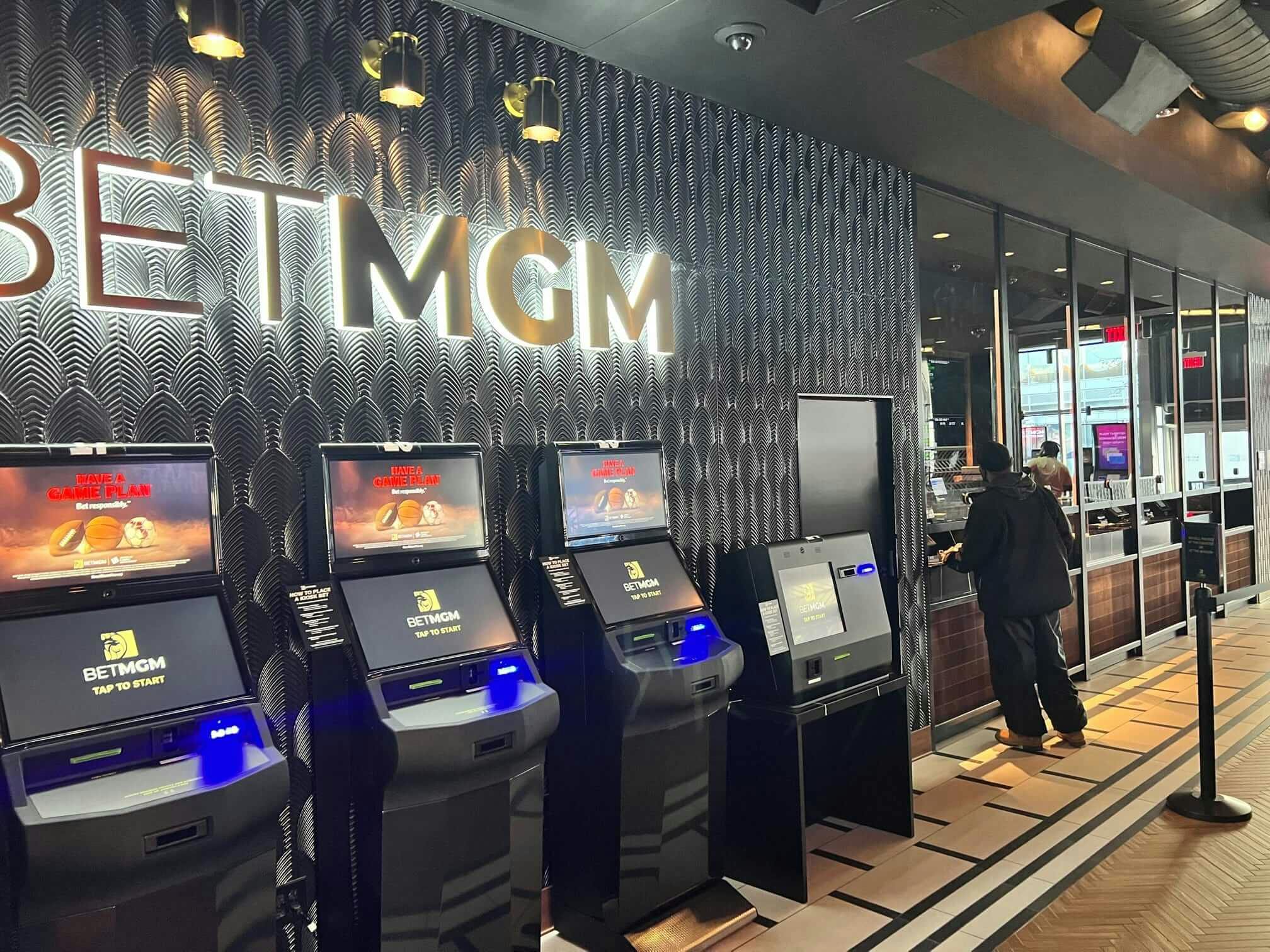 BetMGM kiosk at Nationals Park