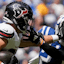 Houston Texans tight end Dalton Schultz (86) pushes off of Indianapolis Colts cornerback Kenny Moore II (23).