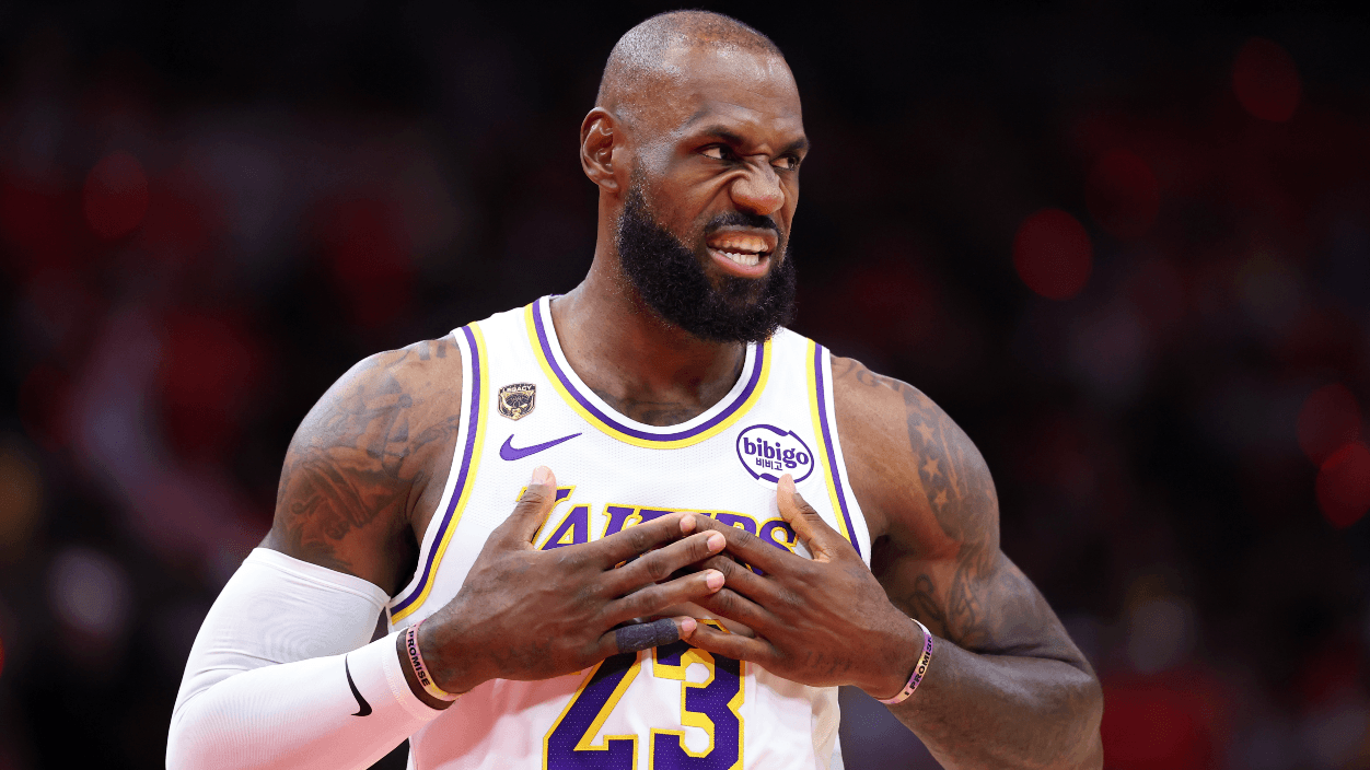 Los Angeles Lakers forward LeBron James