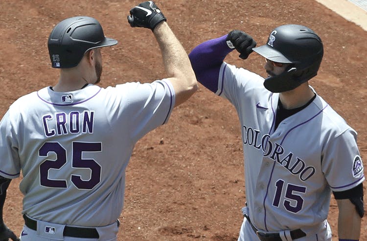 C.J. Cron Randal Grichuk Colorado Rockies MLB