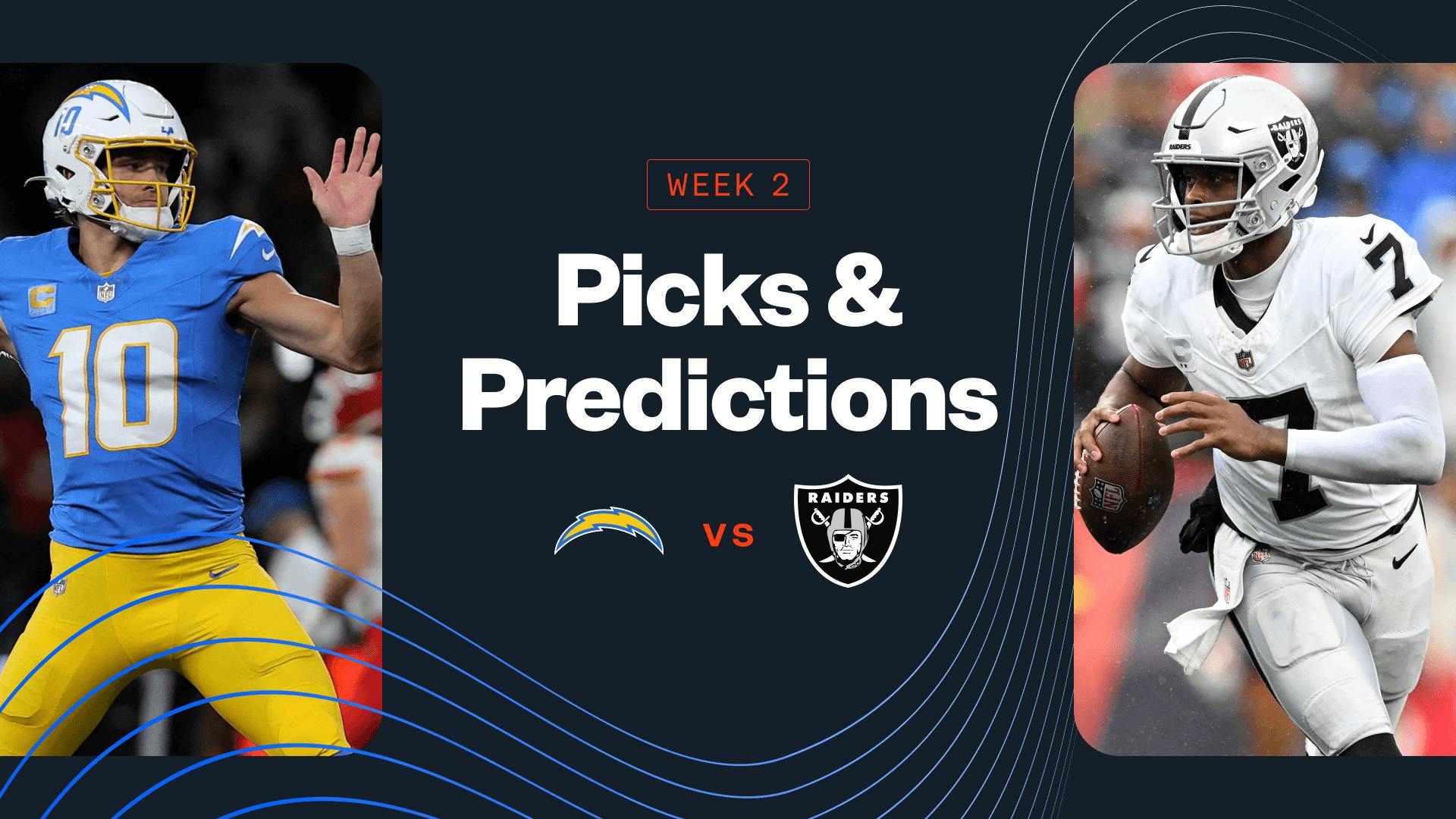 Chargers vs Raiders Predictions, Picks & Best Bets for Tonight's Monday Night Football Game