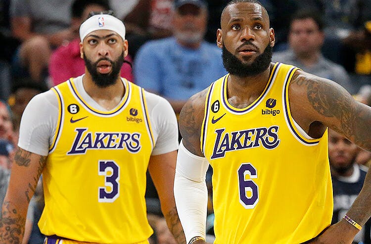 LeBron James Anthony Davis Los Angeles Lakers NBA