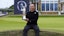 Xander Schauffele poses with Claret Jug after winning the Open Championship golf tournament