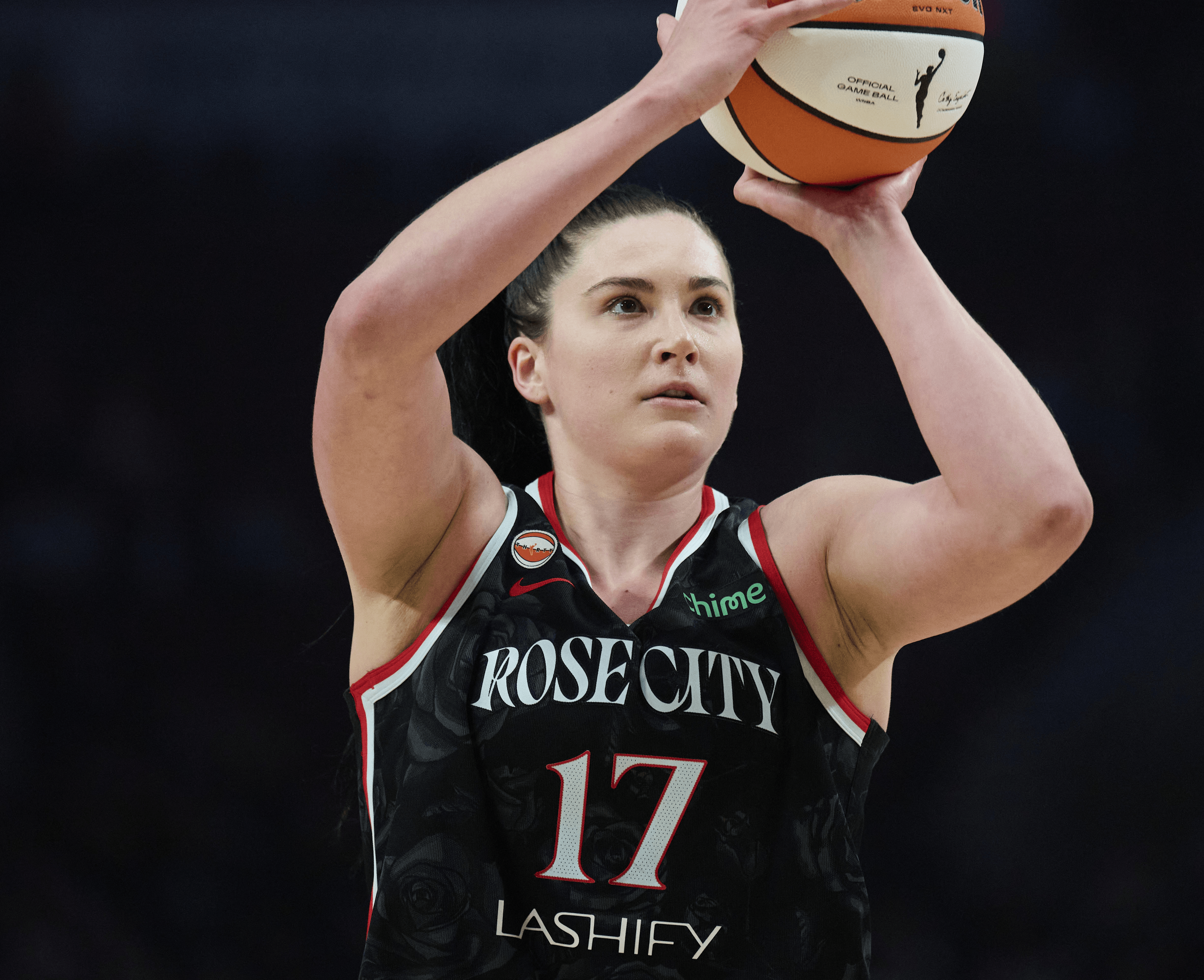 Megan Gustafson of the Portland Fire WNBA