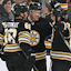 David Pastrnak Charlie Coyle Brad Marchand Boston Bruins NHL