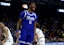 Drake Bulldogs guard Tavion Banks (6) celebrates after a basket in the second half of a first round men’s NCAA Tournament game against the Missouri Tigers at Intrust Bank Arena. Mandatory Credit: Nick Tre. Smith-Imagn Images