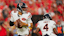 Chicago Bears quarterback Caleb Williams (18) drops back to pass.
