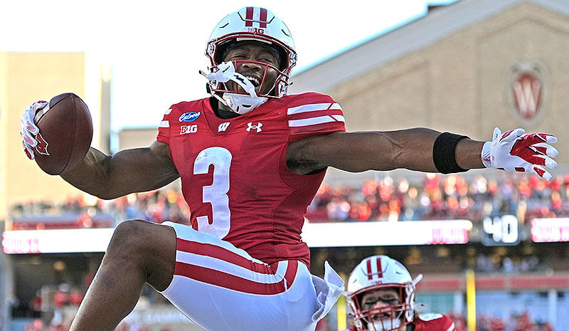 Abu Sama Wisconsin Badgers NCAAF