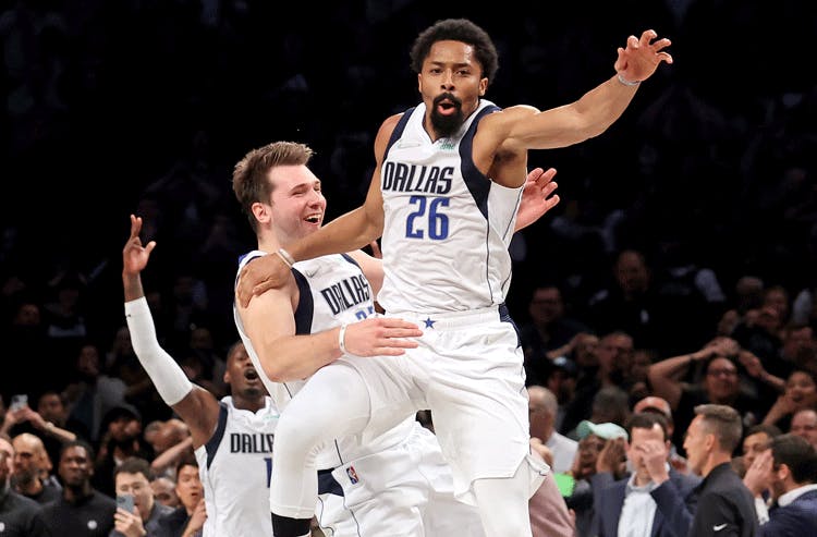 Spencer Dinwiddie Luka Doncic Dallas Mavericks NBA