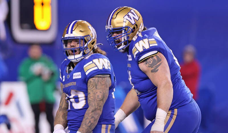 Brady Oliveira Winnipeg Blue Bombers CFL