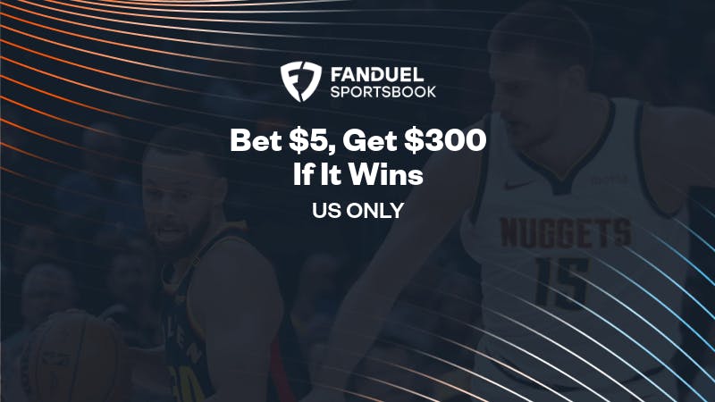Bet on Nuggets vs Warriors with FanDuel promo code offer - no code needed! Get $300 bonus bets when your $5 bet wins on October 23.