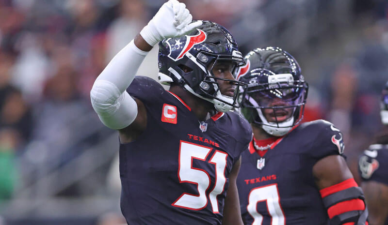 Houston Texans defensive end Will Anderson Jr. (51).