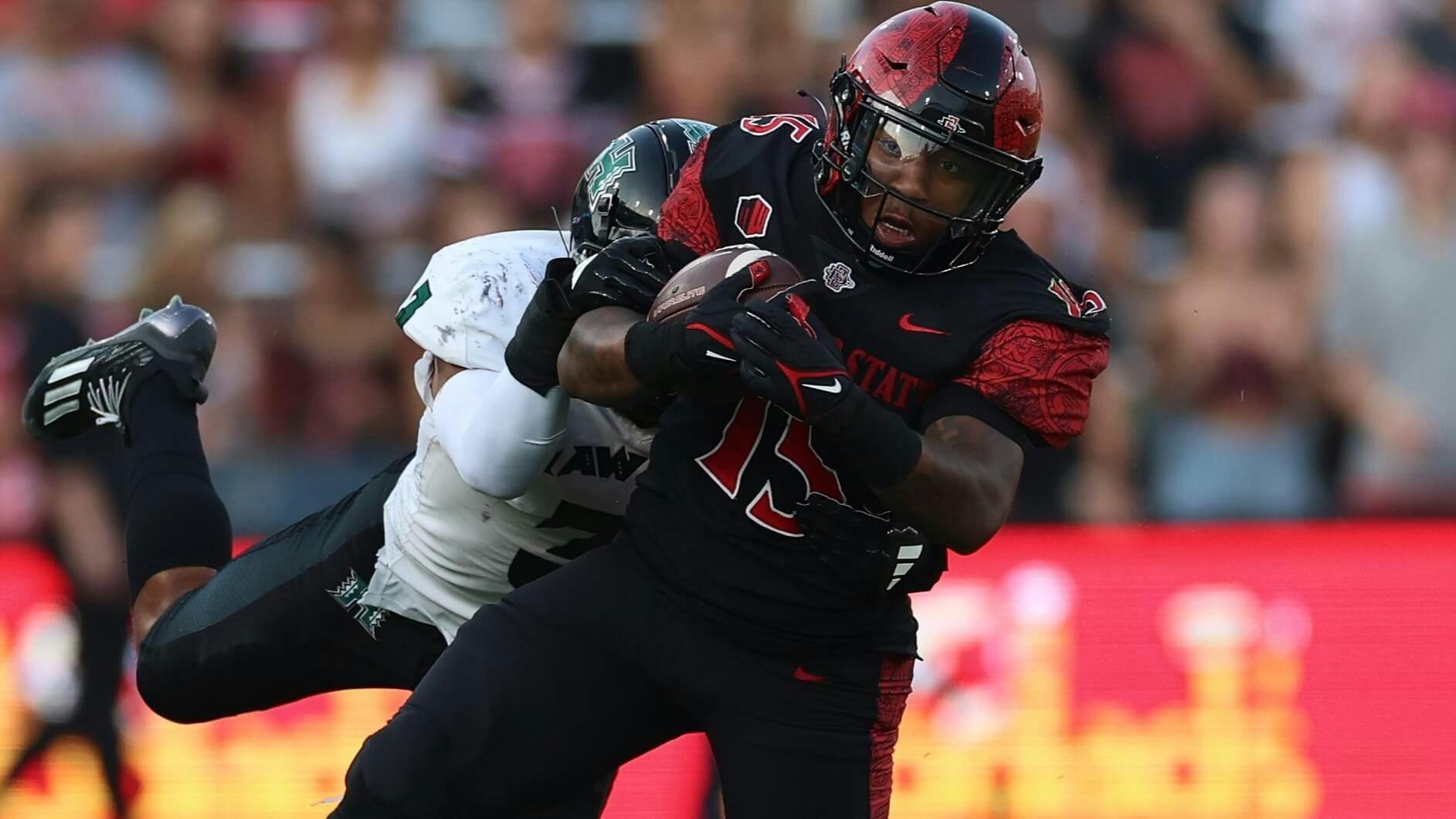 San Diego State Aztecs Ja'Shaun Poke CFB