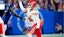 Kansas City Chiefs quarterback Patrick Mahomes (15) tries to make a pass.