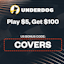 Use Underdog Fantasy promo code COVERS for $100 bonus on UFC 321. Tom Aspinall vs Ciryl Gane headlines Saturday's card in Abu Dhabi.