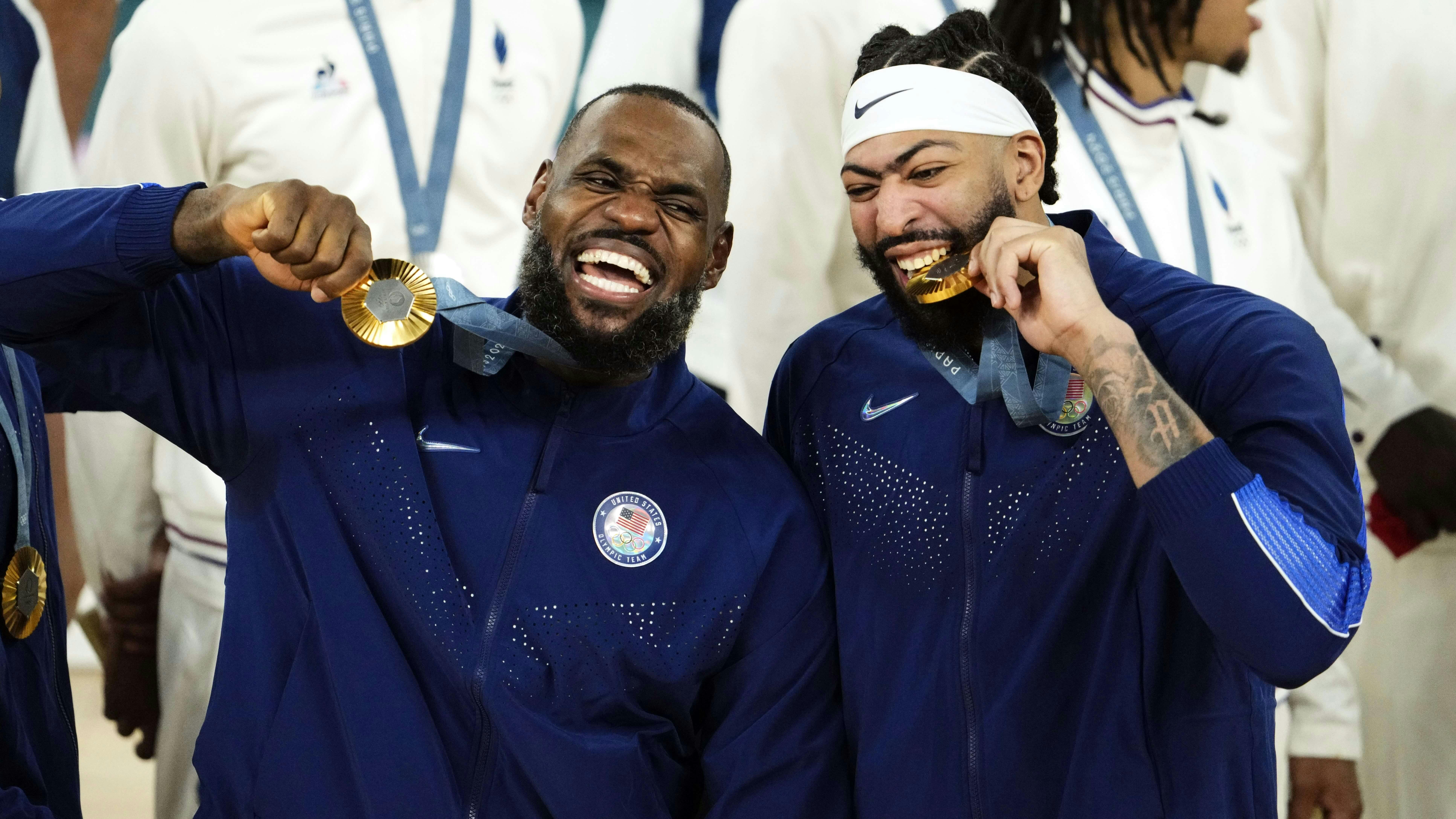 USA Olympic basketball LeBron James Anthony Davis