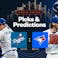 Freddie Freeman and Yoshinobu Yamamoto headline Game 2 as the Los Angeles Dodgers look to even the series against Vladimir Guerrero Jr. and Kevin Gausman tonight.