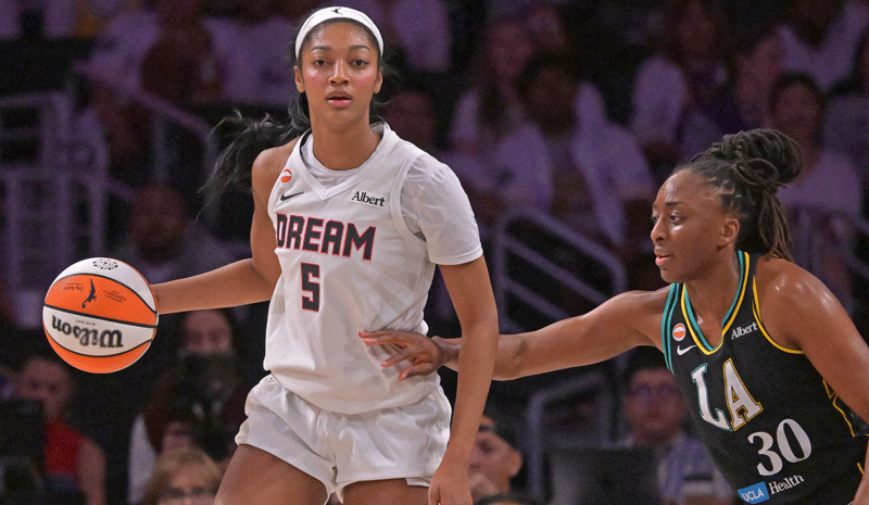 Atlanta Dream forward Angel Reese WNBA