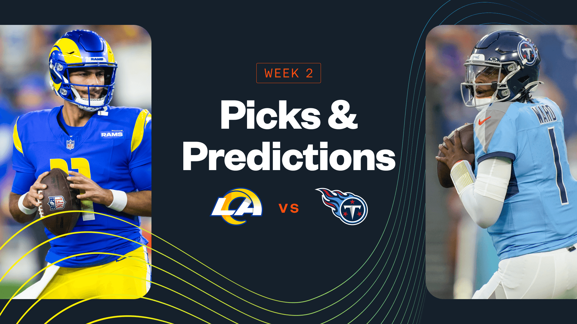 Rams vs Titans Predictions, Picks & Best Bets for NFL Week 2 Today