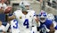 Dallas Cowboys quarterback Dak Prescott (4) looks to pass.