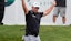 Ryan Fox celebrates his pitch and run for the win during the final round of the Myrtle Beach Classic.
