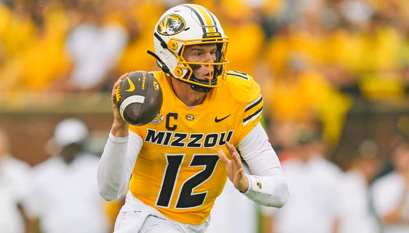 Brady Cook Missouri Tigers SEC college football