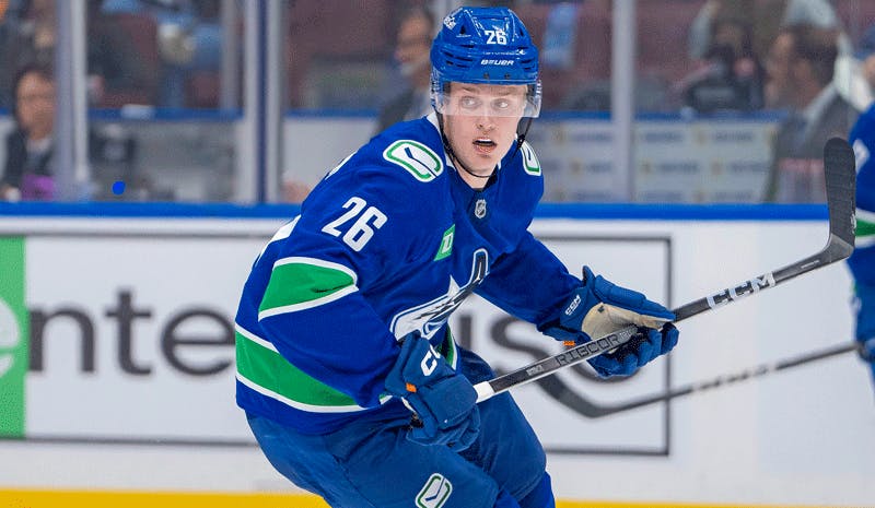 Elias Pettersson Vancouver Canucks NHL