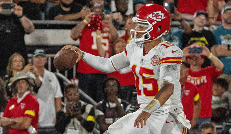 Patrick Mahomes Kansas City Chiefs NFL Week 1 odds