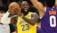 Los Angeles Lakers forward LeBron James NBA.